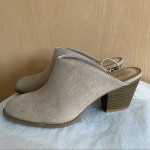 Brand New OLD NAVY Faux Suede Mules
